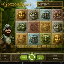 MegaBet - Gonzo's Quest Slot Game - NetEnt